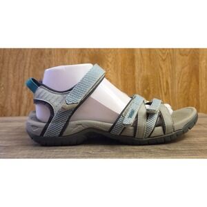 Teva Tirra Sport Strappy Sandals Womens 9.5 Gray Teal
